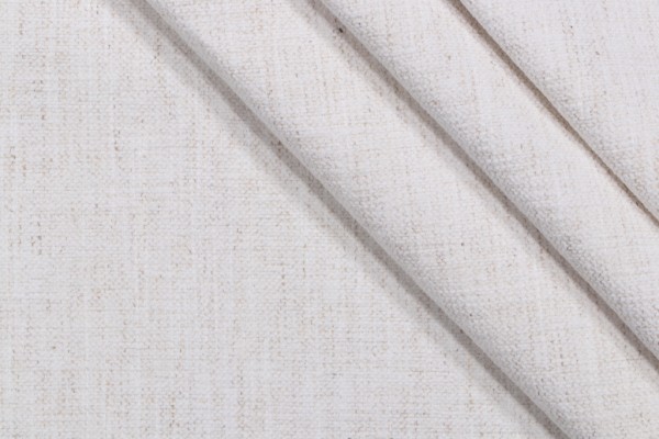 Crypton Nomad High Performance Woven Chenille Upholstery Fabric in Snow