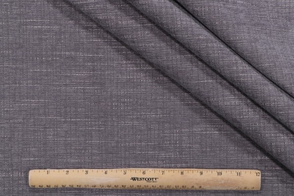 Maxwell Woven Chenille Upholstery Fabric in Smoke