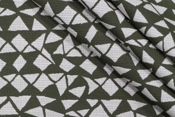 Sunbrella Geo Woven Solution Dyed Acrylic Outdoor Fabric in Green