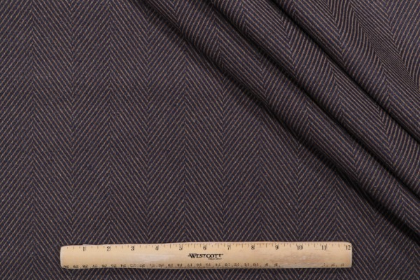 Click for 4.75 Yards Herringbone Woven Upholstery Fabric in Navy Herringbone Woven Upholstery Fabric in Navy