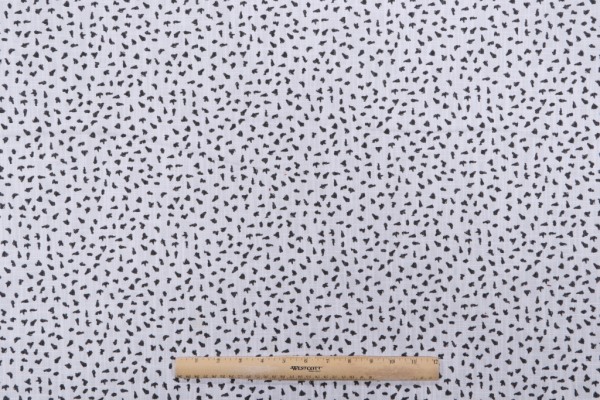 Sample of Premier Prints Ira Printed Cotton Drapery Fabric in Ink 