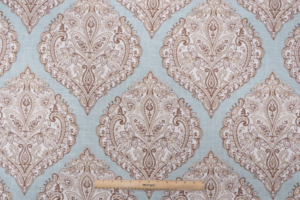 Belle Maison Arabella Printed Drapery Fabric in Spray 