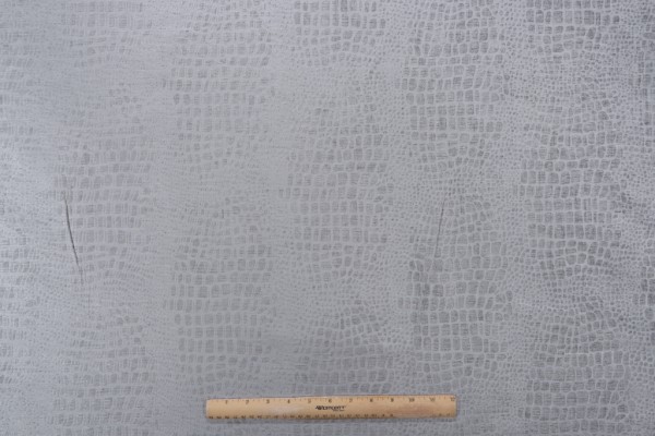 Also Woven Chenille Upholstery Fabric in Grey 