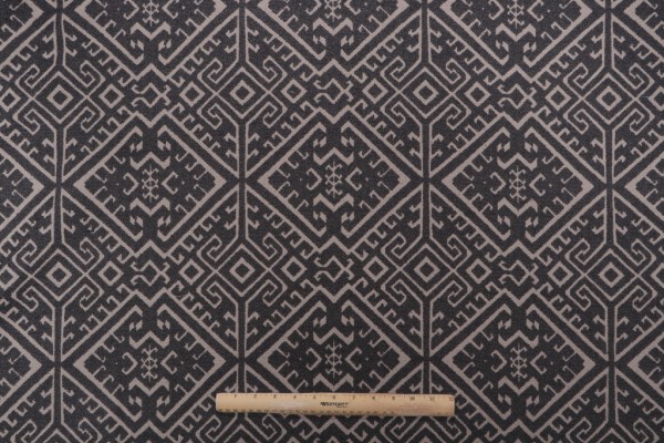 Hidalgo Woven Upholstery Fabric in Smoke 