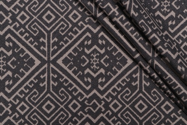 Hidalgo Woven Upholstery Fabric in Smoke 