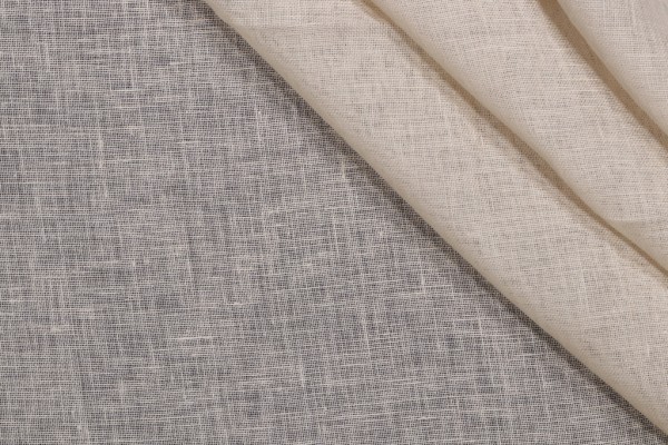Changes Semi-Sheer Drapery Fabric in Sand