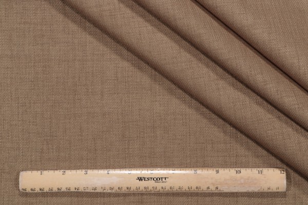 Colonial Woven Polyester Outdoor Fabric in Walnut