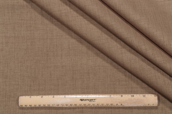Colonial Woven Polyester Outdoor Fabric in Walnut