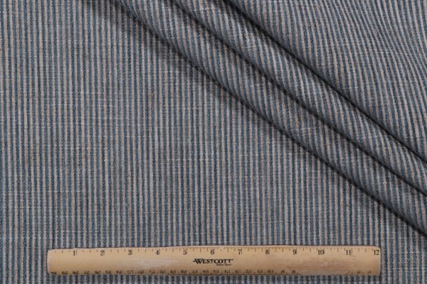Kaufmann Bottom Line Woven Chenille Upholstery Fabric in Storm