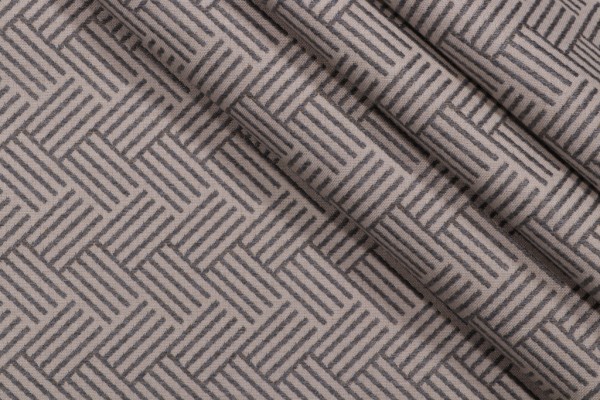 Sunbrella Criss Cross Woven Solution Dyed Acrylic Outdoor Fabric in Quarry