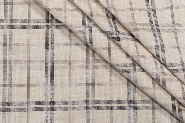 P Kaufmann Macalister Woven Chenille Upholstery Fabric in Tuxedo