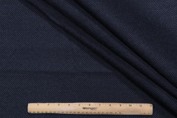 Valdese Weavers Jumper Woven Crypton Home Finish Upholstery Fabric in Indigo