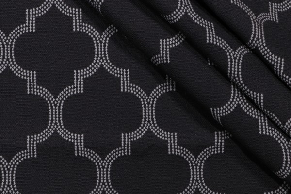 Bella Dura Pavilion Woven Polyolefin Outdoor Fabric in Grey