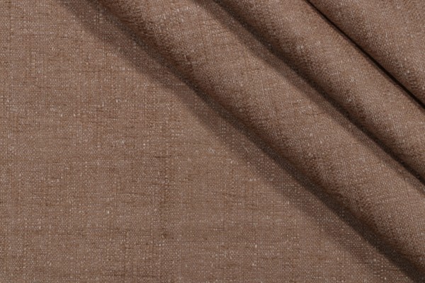 Hudson Woven Chenille Upholstery Fabric in Cognac