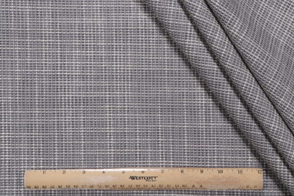 Madison Woven Chenille Upholstery Fabric in Smoke