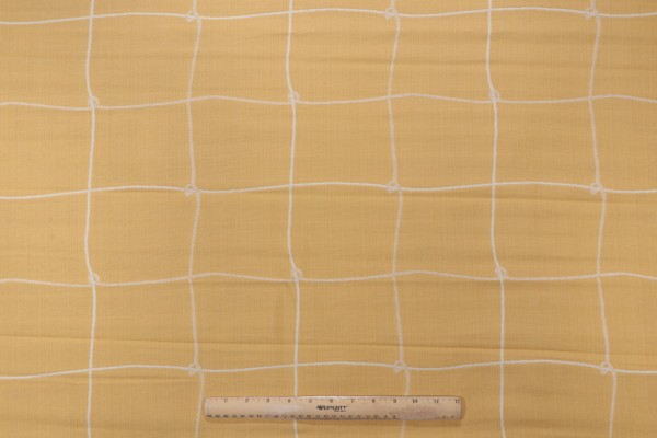 Bowline Woven Decorator Fabric in Lemon