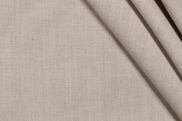 Elora Woven Chenille Upholstery Fabric in Natural