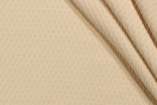 Diamond Washed Matelasse Upholstery Fabric in Chamomile