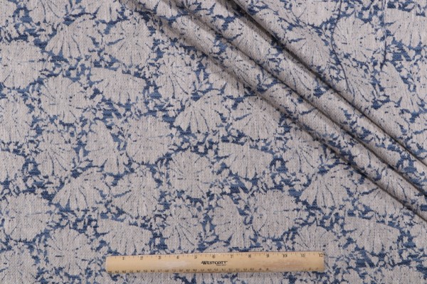 PK Lifestyles Little Lotus Woven Upholstery Fabric in Luna 