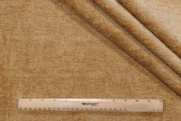 PK Lifestyles Lushscape Woven Chenille Upholstery Fabric in Gold 