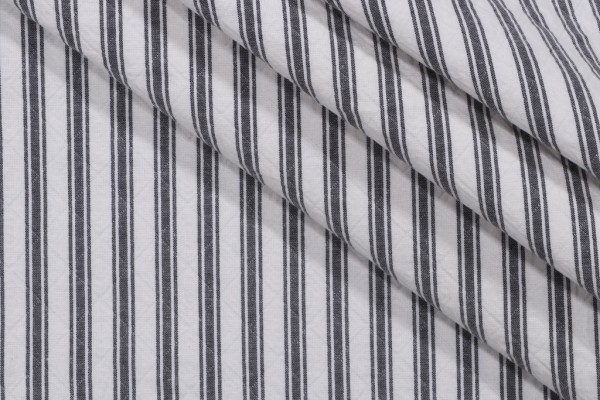 PK Lifestyles General Store Matelasse Upholstery Fabric in Black 