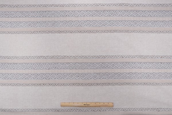 PK Lifestyles Arroyo Stripe Woven Upholstery Fabric in Fossil 