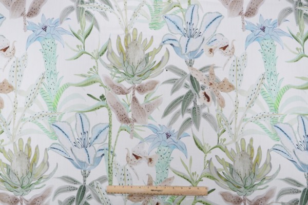 Hamilton Cosgrove Printed Cotton Drapery Fabric in Citrus 