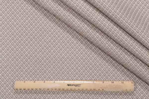 Mickey Woven Upholstery Fabric in Stone