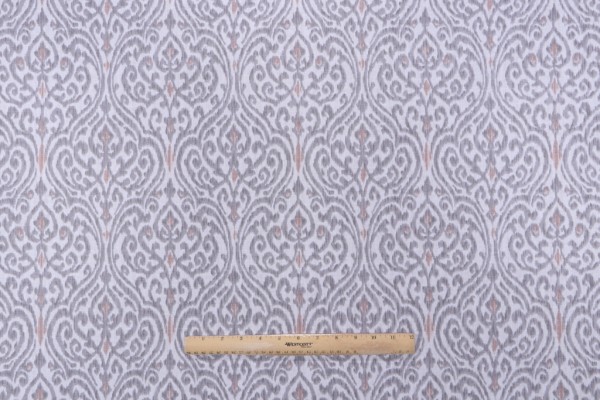 PK Lifestyles Sri Lanka Printed Cotton Drapery Fabric in Blush