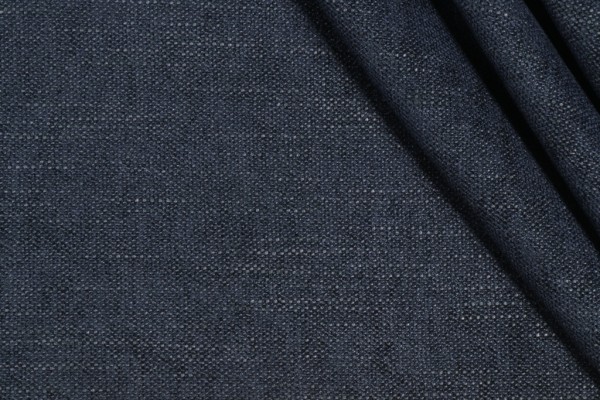 Golding Maxwell Woven Chenille Upholstery Fabric in Ink (Blue)