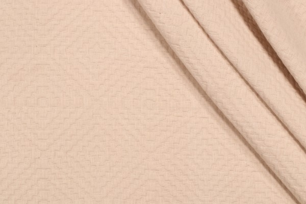 Waverly Serena Woven Matelasse Upholstery Fabric in Cream