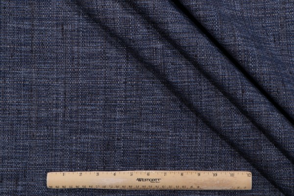 Crypton Lennox High Performance Woven Chenille Upholstery Fabric in Indigo