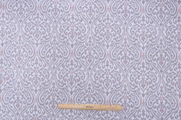 PK Lifestyles Sri Lanka Printed Cotton Drapery Fabric in Blush