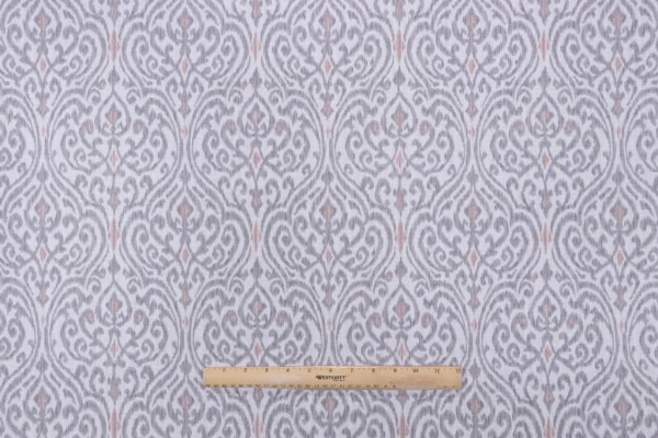 PK Lifestyles Sri Lanka Printed Cotton Drapery Fabric in Blush