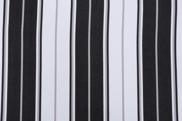 Bella Dura Summertide Woven Polyolefin Outdoor Fabric in Bleck/Grey