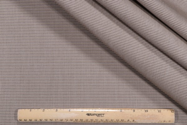 Sunbrella Rib Woven Solution Dyed Acrylic Outdoor Fabric in Antique Beige