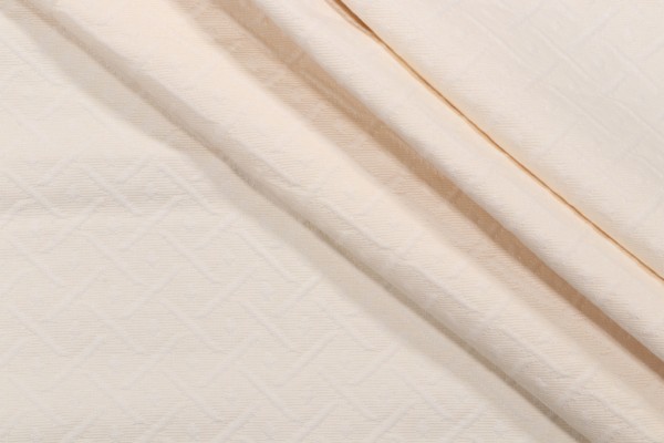 Wisley Matelasse Upholstery Fabric in Cream