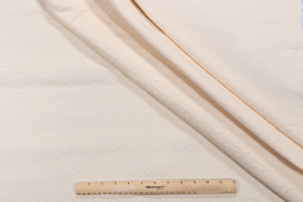 Wisley Matelasse Upholstery Fabric in Cream