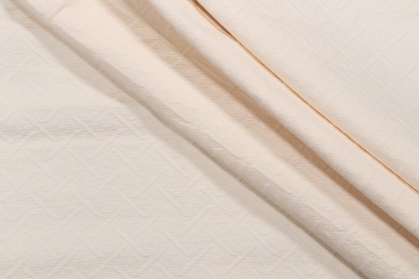 Wisley Matelasse Upholstery Fabric in Cream