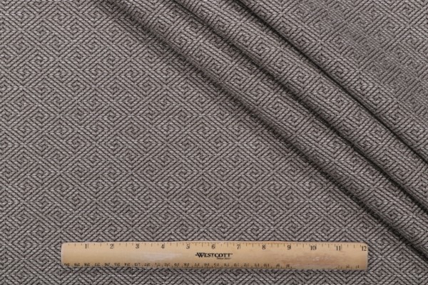 Lukas Woven Upholstery Fabric in Stone