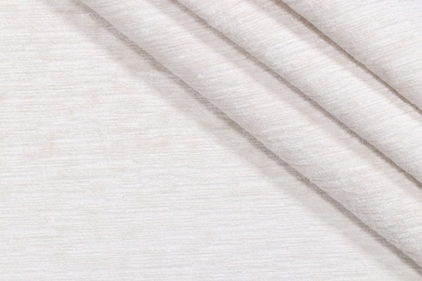 Crypton Limerick High Performance Woven Chenille Upholstery Fabric in Creme