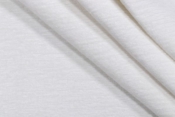Crypton Limerick High Performance Woven Chenille Upholstery Fabric in Snow