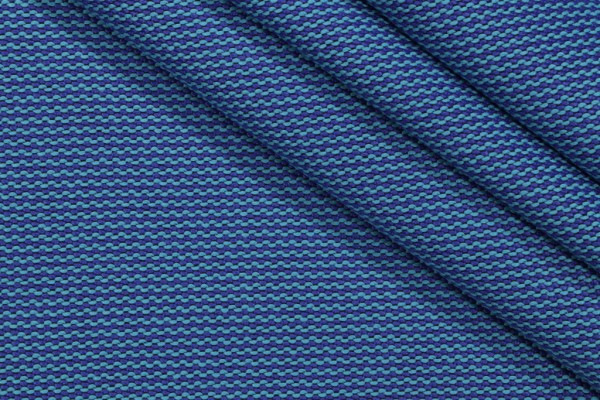 Casamance Flots Woven Polypropylene Outdoor Fabric in Marine