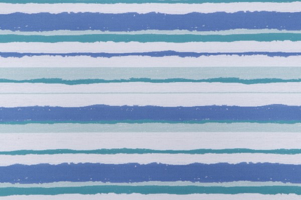 Opuzen Mesa Stripe Woven Polyolefin Outdoor Fabric in Marine