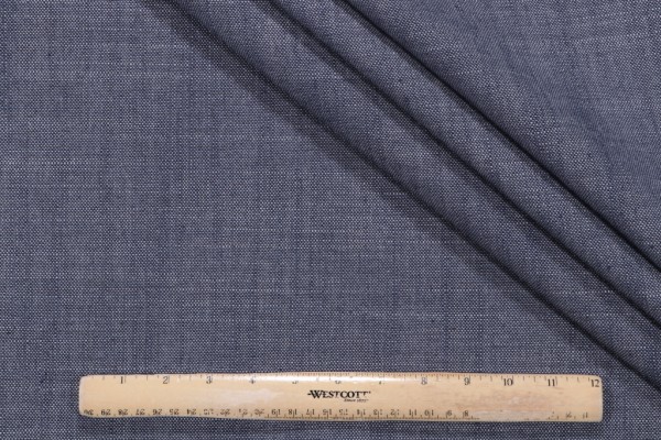 Mark Alexander Veranda Woven Polyester Outdoor Fabric in Indigo