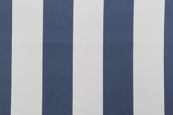 Cabana Stripe Woven Solution Dyed Acrylic Outdoor Fabric in Cadet