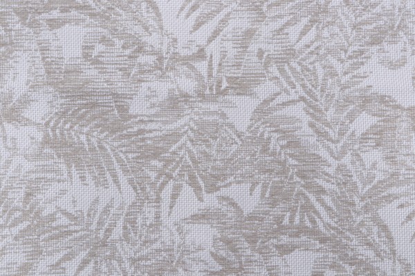 Frond Woven Outdoor Fabric in Smoke
