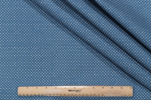 Designtex Boucle Dot Woven Upholstery Fabric in Peacock