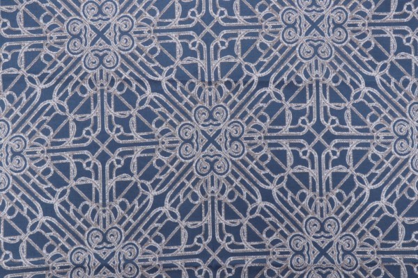Kenai Woven Solution Dyed Acrylic Outdoor Fabric in Blue