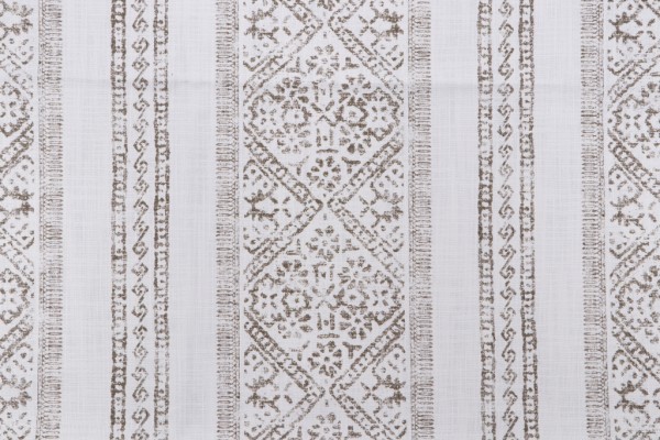 Kendall Wilkinson Southwest Stripe Printed Drapery Fabric in Earth for Fabricut